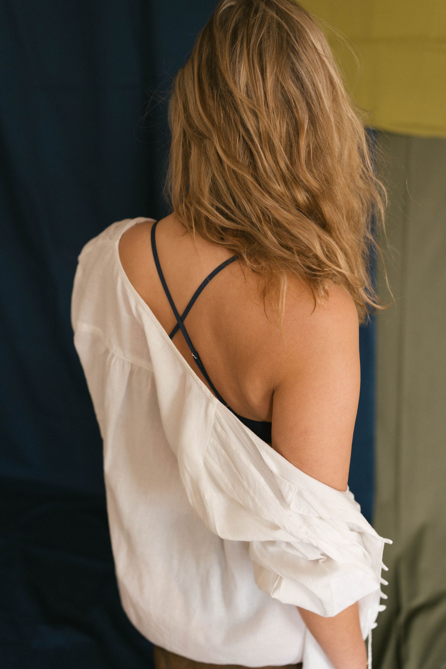 Crossed Plunge Top
